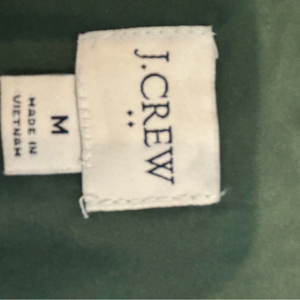 Green Quilted Vest with Gold Accents - Picture 5 of 7